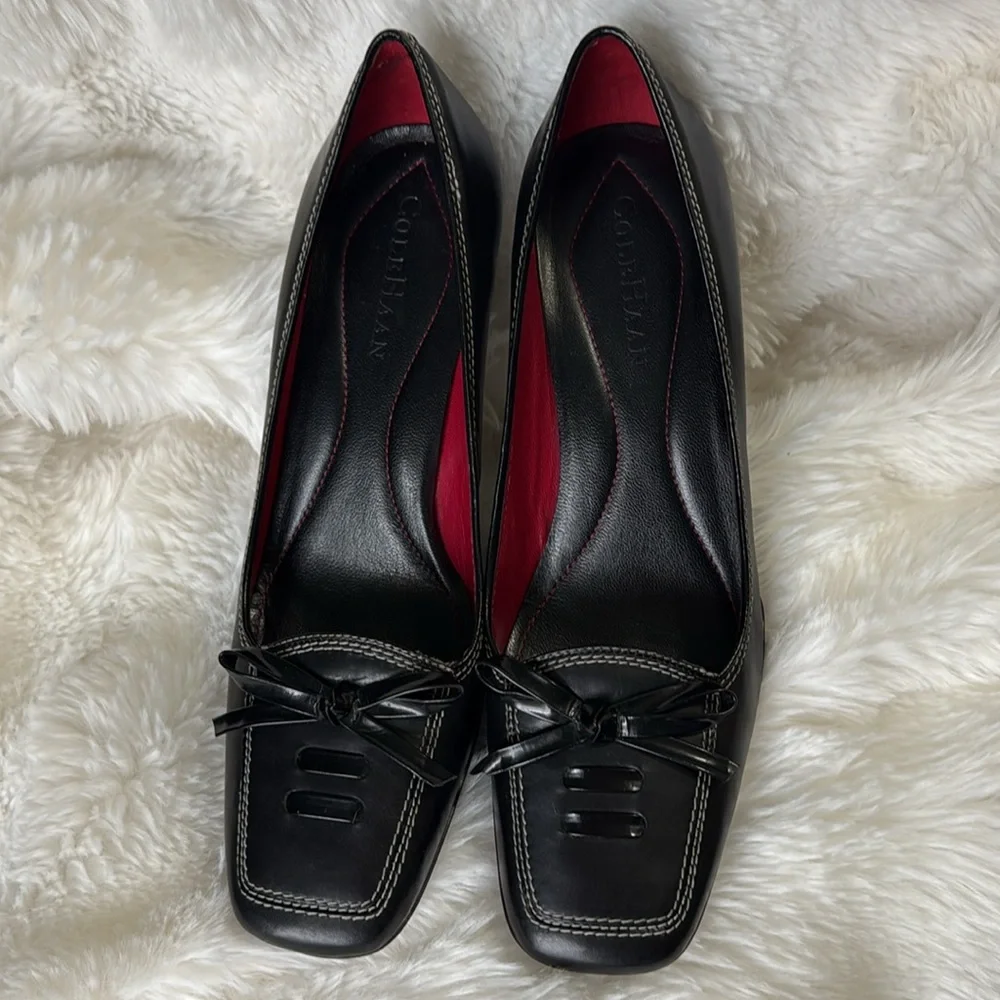 Black Cole Haan Dress Shoes (7AA) - Picture 8 of 13